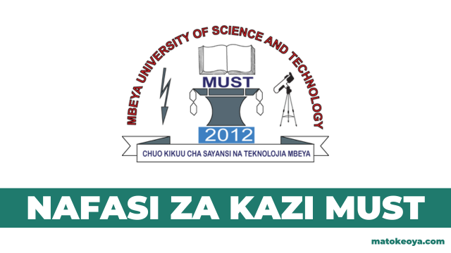 4 Open Positions at Mbeya University of Science and Technology (MUST)