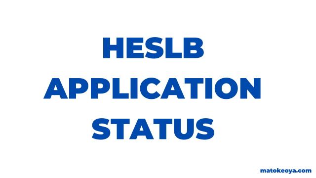 HESLB Loans Portal Status 2025