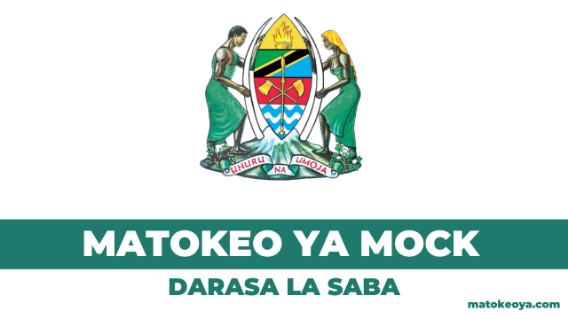 Matokeo ya Mock Darasa la Saba 2025-26 PSLE