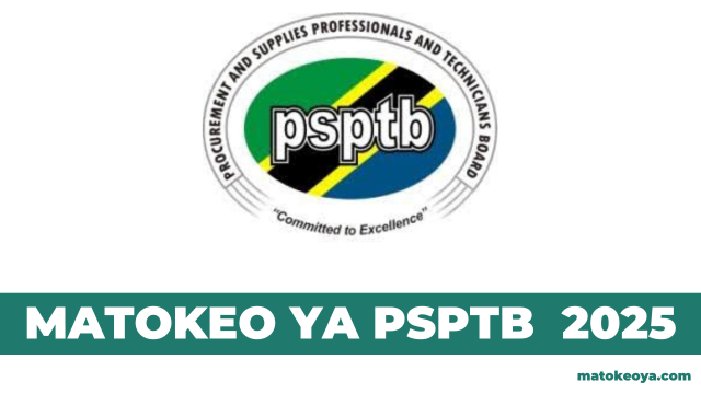 Matokeo ya Mtihani PSPTB 2025-26 PDF