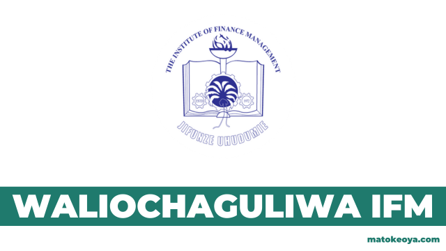 Matokeo ya Waliochaguliwa IFM Selected Applicants 2025-26 EMS