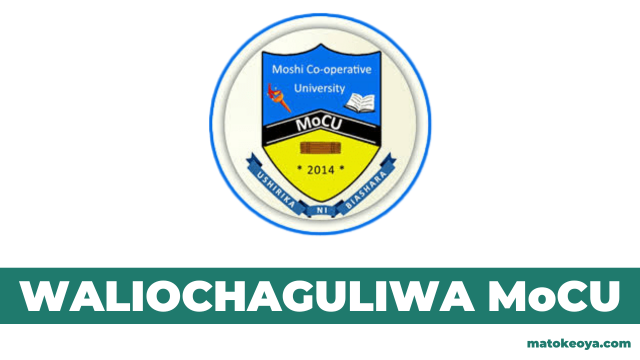 Matokeo ya Waliochaguliwa MoCU Selected Applicants 2025-26 MOCUAS
