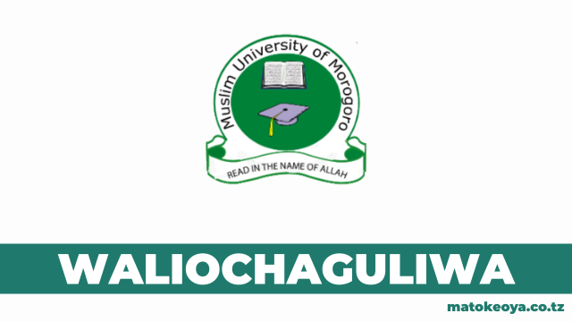 Matokeo ya Waliochaguliwa MUM Selected Applicants 2025-26 OAS