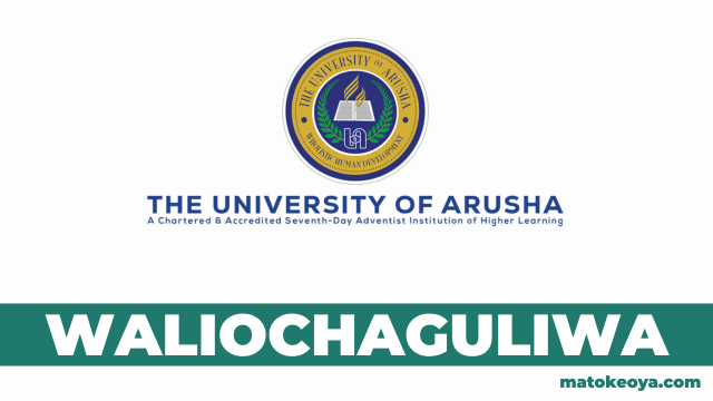 Matokeo ya Waliochaguliwa UoA Selected Applicants 2025-26 OAS