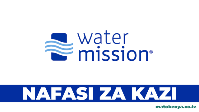 Water Mission Tanzania Hiring Community Development Officer