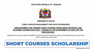 Training Short Courses under Indian Technical and Economic Cooperation (ITEC) 2025/2026