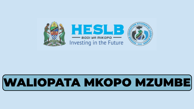 Majina Ya Waliopata Mkopo Mzumbe pdf 2025/2026