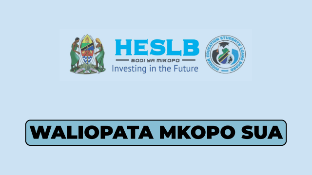 Majina Ya Waliopata Mkopo SUA pdf 2025/2026